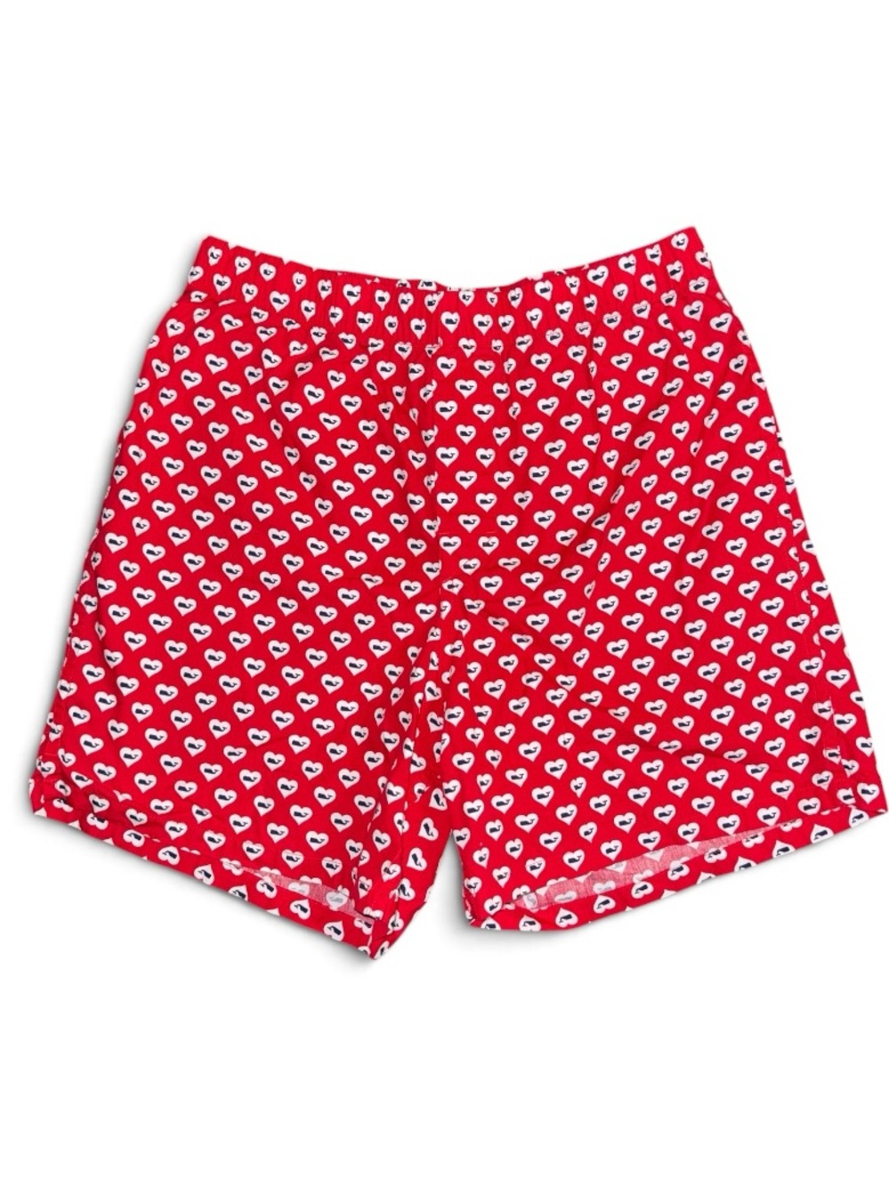 Men’s Vineyard Vines 100% cotton boxers allover heart whale pattern Small S